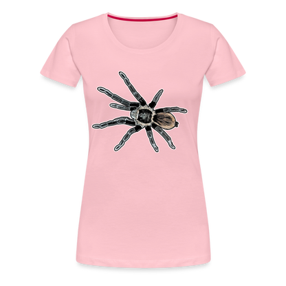 Frauen Basic T-Shirt Tliltocatl vagans - Hellrosa