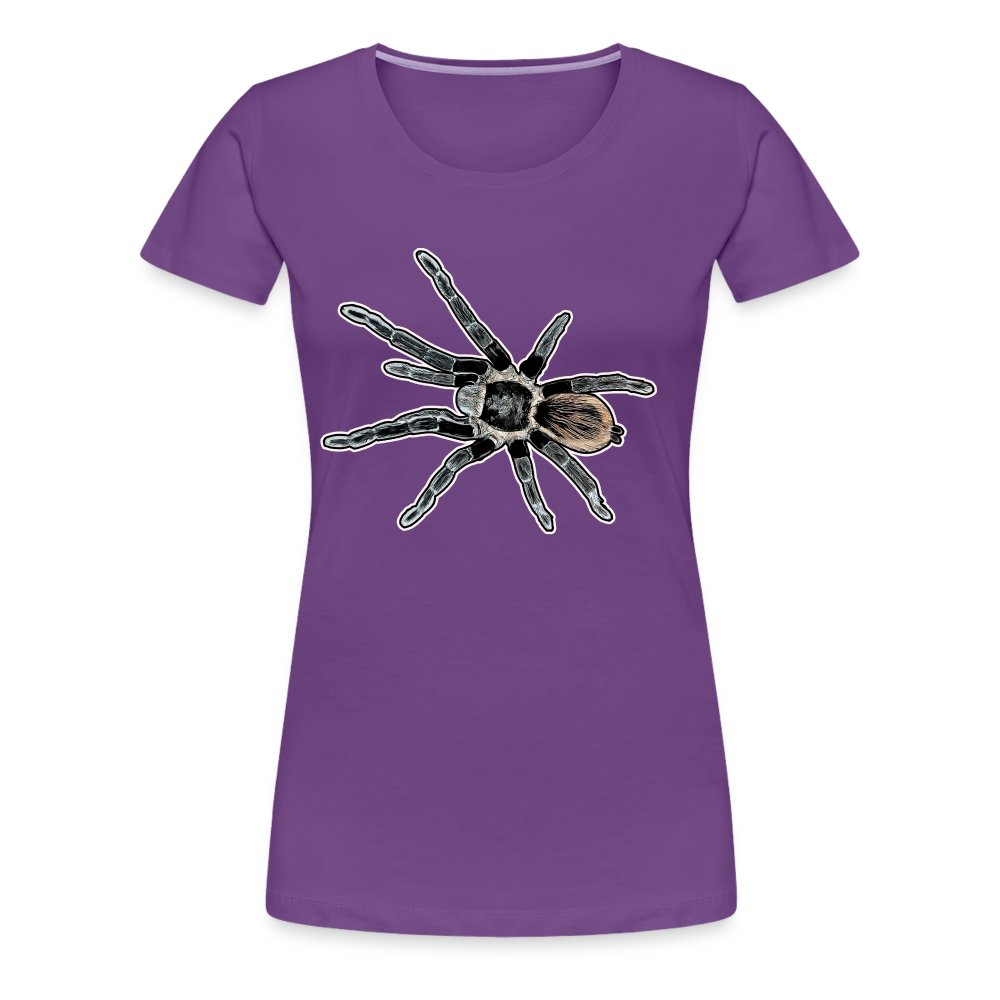 Frauen Basic T-Shirt Tliltocatl vagans - Lila