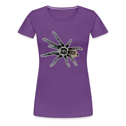 Frauen Basic T-Shirt Tliltocatl vagans - Lila