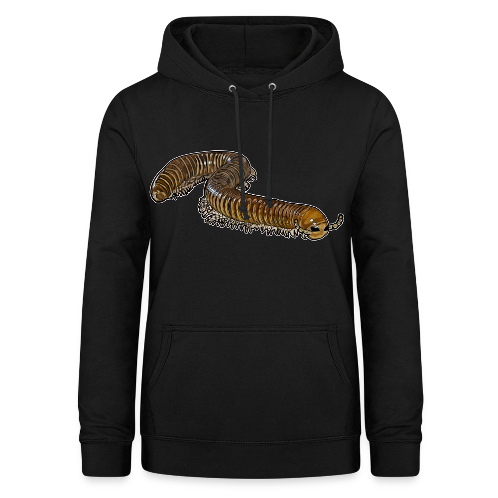 Frauen Freizeit-Hoodie Telodeinopus aoutii - Schwarz