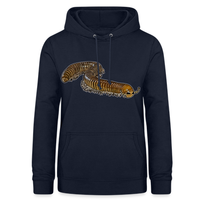 Frauen Freizeit-Hoodie Telodeinopus aoutii - Navy