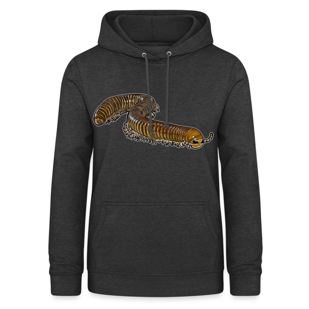 Frauen Freizeit-Hoodie Telodeinopus aoutii - Anthrazit