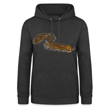 Frauen Freizeit-Hoodie Telodeinopus aoutii - Anthrazit