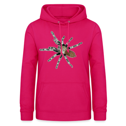 Frauen Freizeit-Hoodie Nhandu chromatus - dunkles Pink