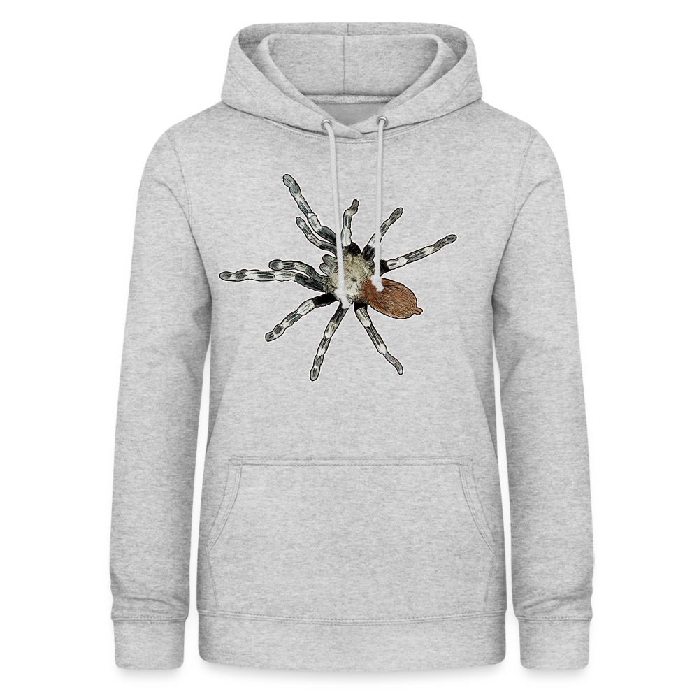 Frauen Freizeit-Hoodie Nhandu chromatus - Hellgrau meliert