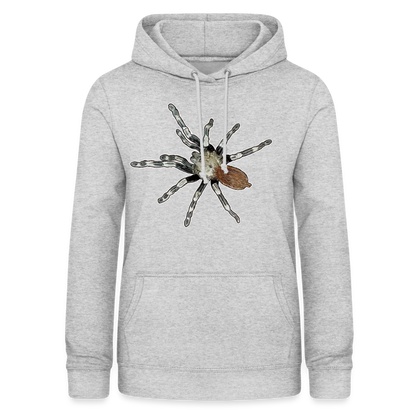 Frauen Freizeit-Hoodie Nhandu chromatus - Hellgrau meliert
