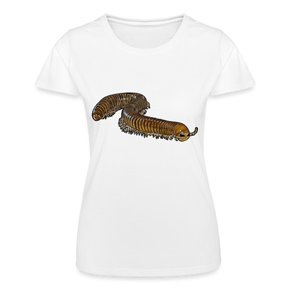 Frauen Fruit of the Loom T-Shirt Telodeinopus aoutii - weiß