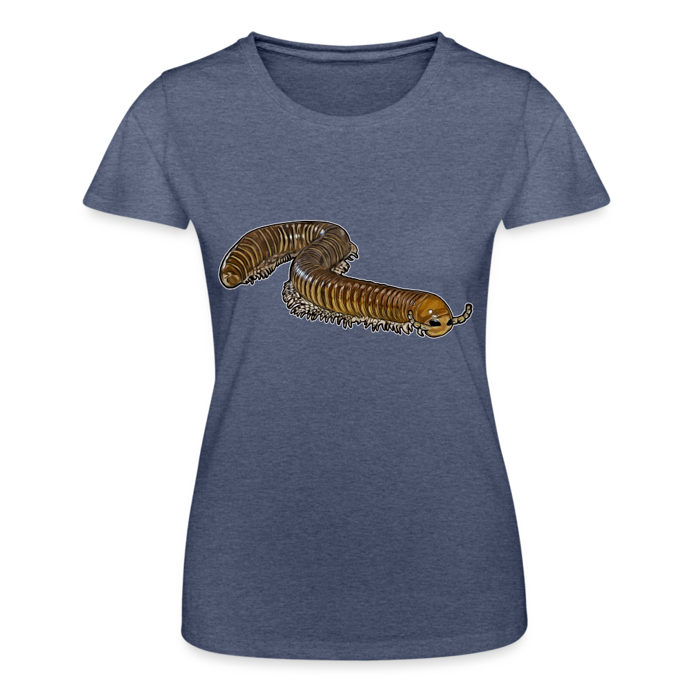 Frauen Fruit of the Loom T-Shirt Telodeinopus aoutii - Navy meliert