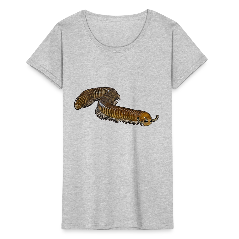 Frauen Fruit of the Loom T-Shirt Telodeinopus aoutii - Grau meliert