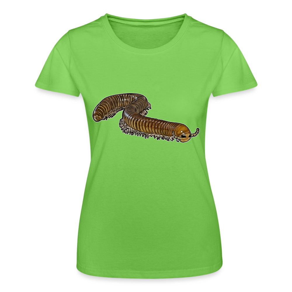 Frauen Fruit of the Loom T-Shirt Telodeinopus aoutii - Hellgrün