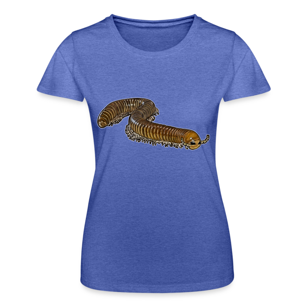 Frauen Fruit of the Loom T-Shirt Telodeinopus aoutii - Blau meliert