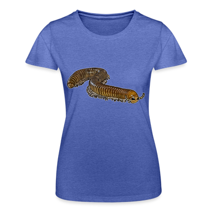 Frauen Fruit of the Loom T-Shirt Telodeinopus aoutii - Blau meliert