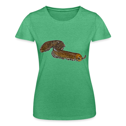 Frauen Fruit of the Loom T-Shirt Telodeinopus aoutii - Grün meliert