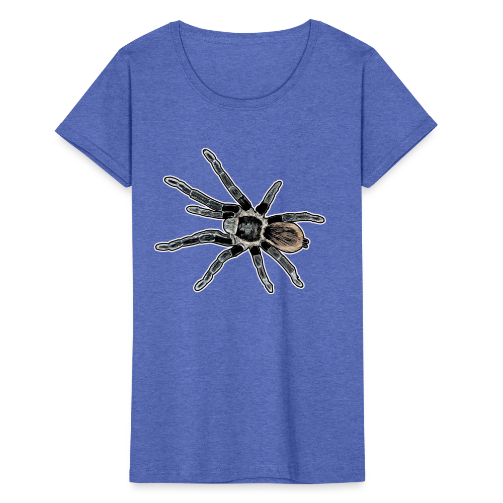 Frauen Fruit of the Loom T-Shirt Tliltocatl vagans - Blau meliert