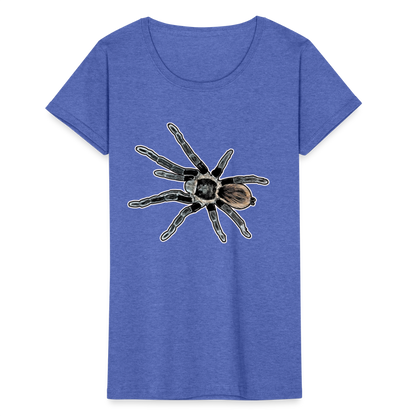 Frauen Fruit of the Loom T-Shirt Tliltocatl vagans - Blau meliert
