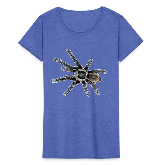 Frauen Fruit of the Loom T-Shirt Tliltocatl vagans - Blau meliert