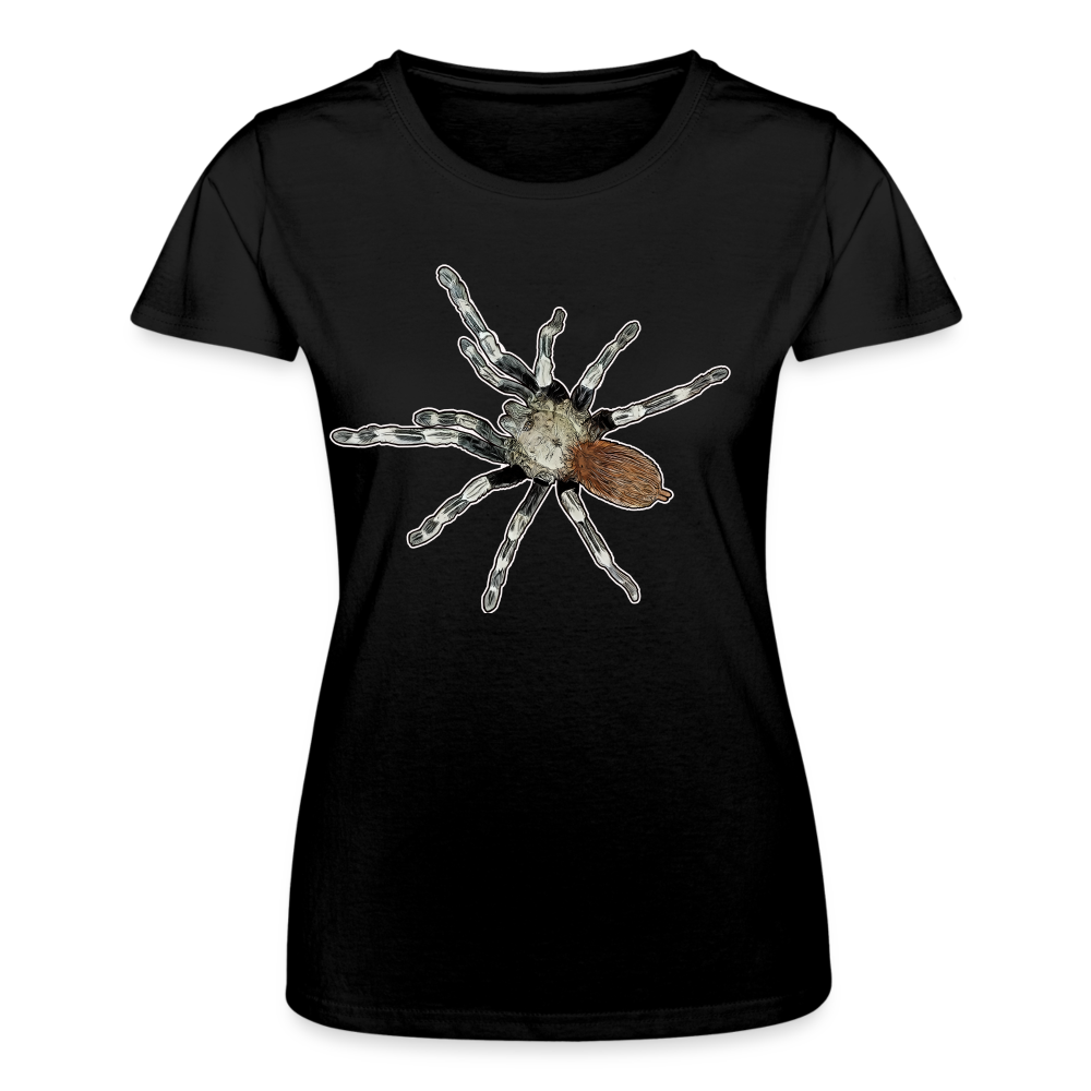 Frauen Fruit of the Loom T-Shirt Nhandu chromatus - Schwarz