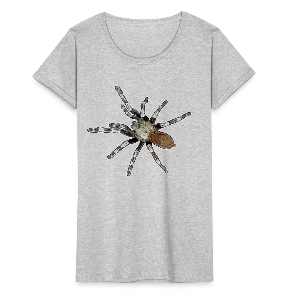 Frauen Fruit of the Loom T-Shirt Nhandu chromatus - Grau meliert