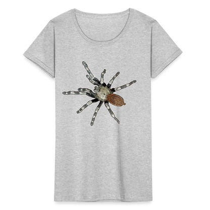 Frauen Fruit of the Loom T-Shirt Nhandu chromatus - Grau meliert