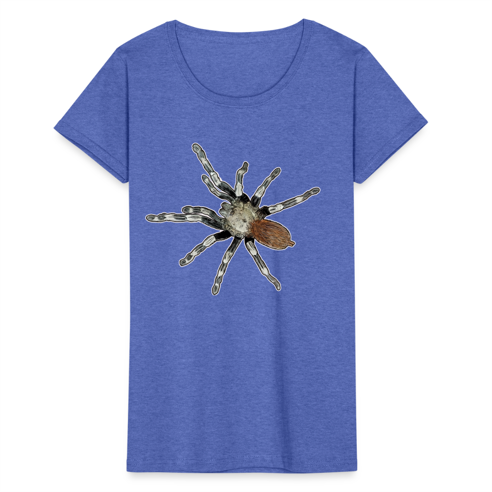 Frauen Fruit of the Loom T-Shirt Nhandu chromatus - Blau meliert