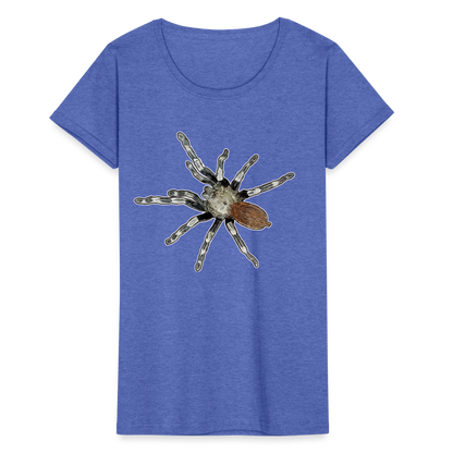 Frauen Fruit of the Loom T-Shirt Nhandu chromatus - Blau meliert