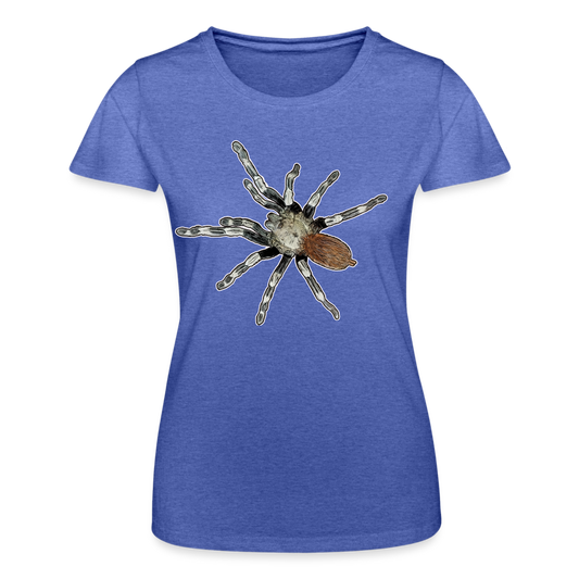 Frauen Fruit of the Loom T-Shirt Nhandu chromatus - Blau meliert
