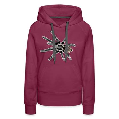 Frauen Hoodie Tliltocatl vagans - Bordeaux