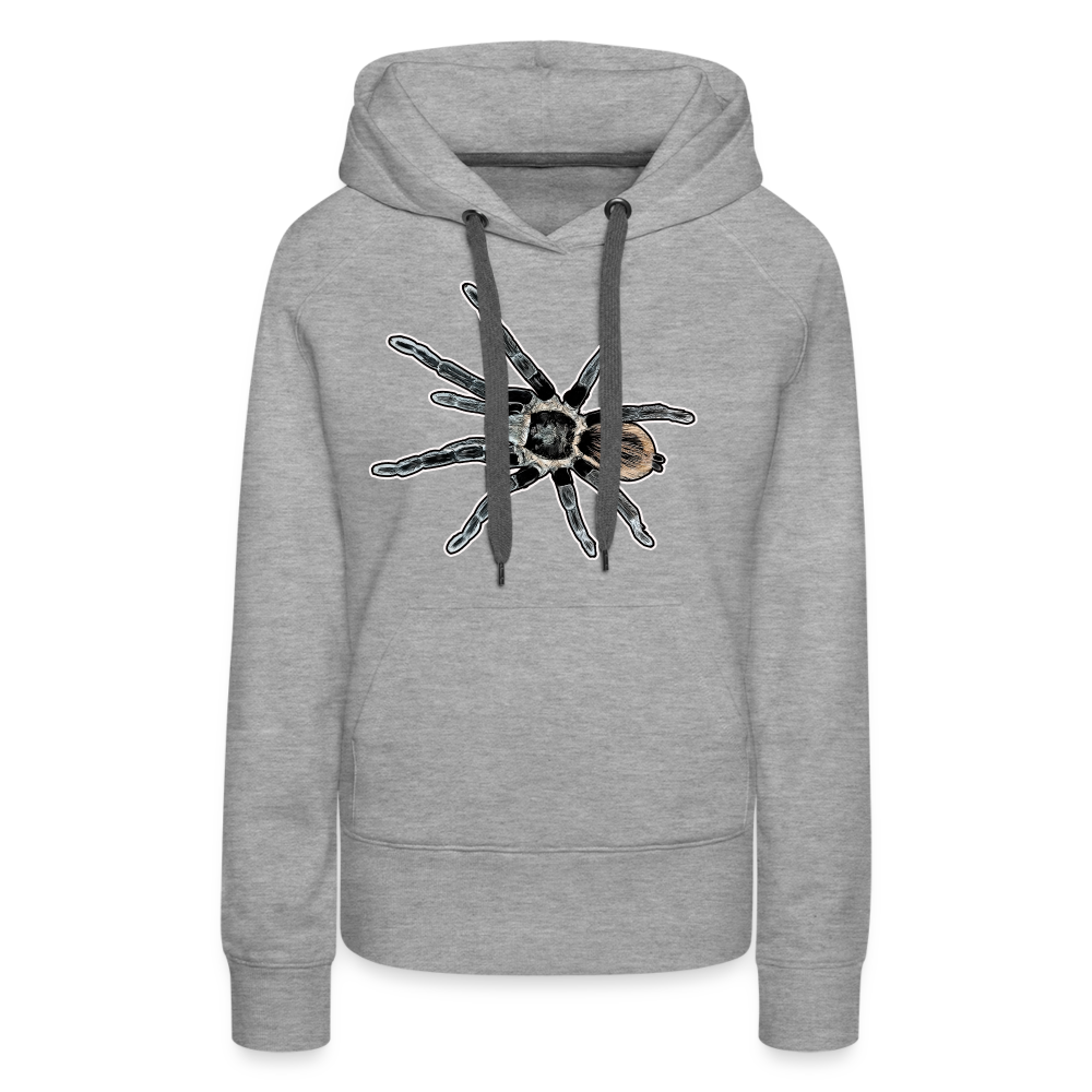Frauen Hoodie Tliltocatl vagans - Grau meliert