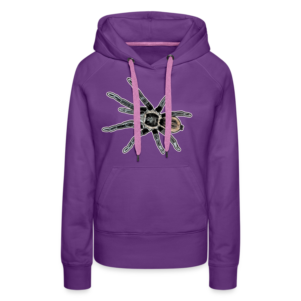 Frauen Hoodie Tliltocatl vagans - Purple