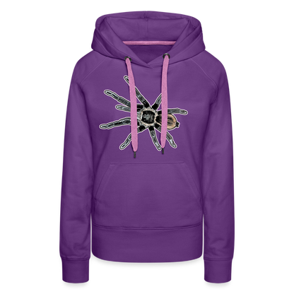 Frauen Hoodie Tliltocatl vagans - Purple