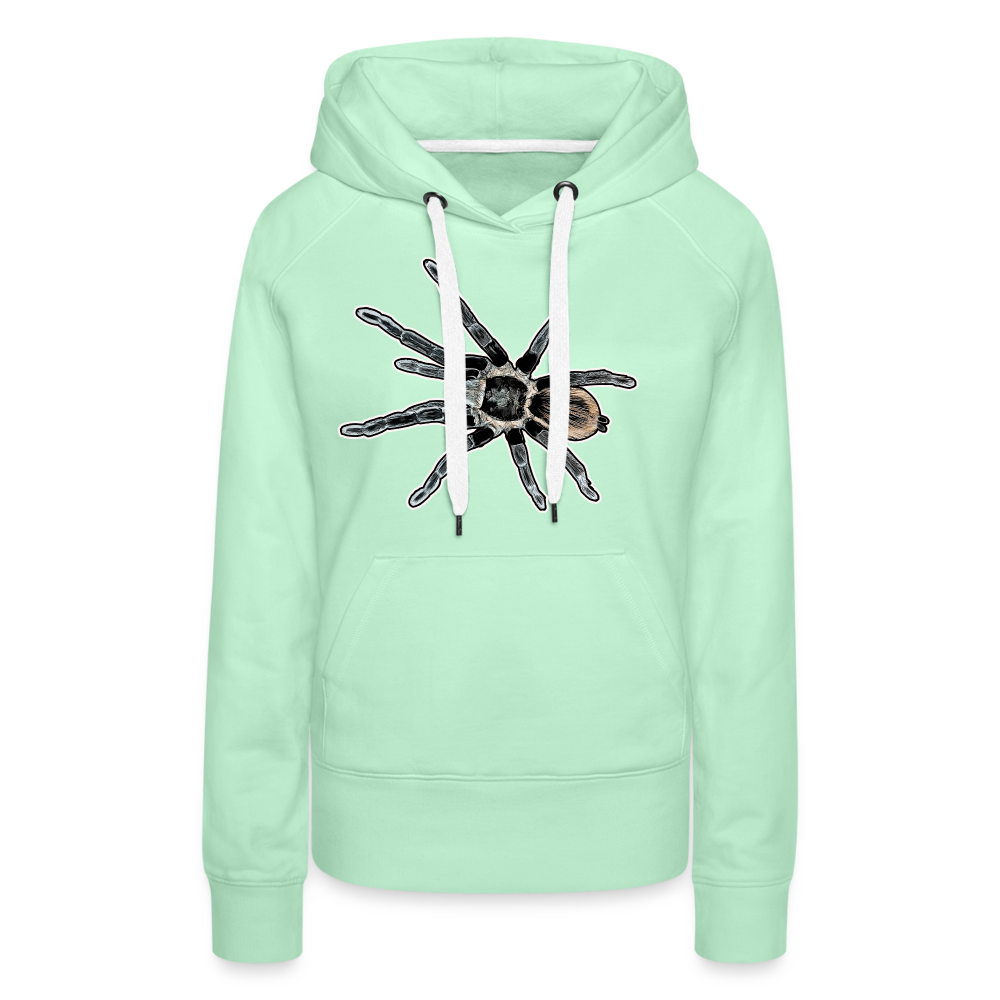 Frauen Hoodie Tliltocatl vagans - helles Mintgrün