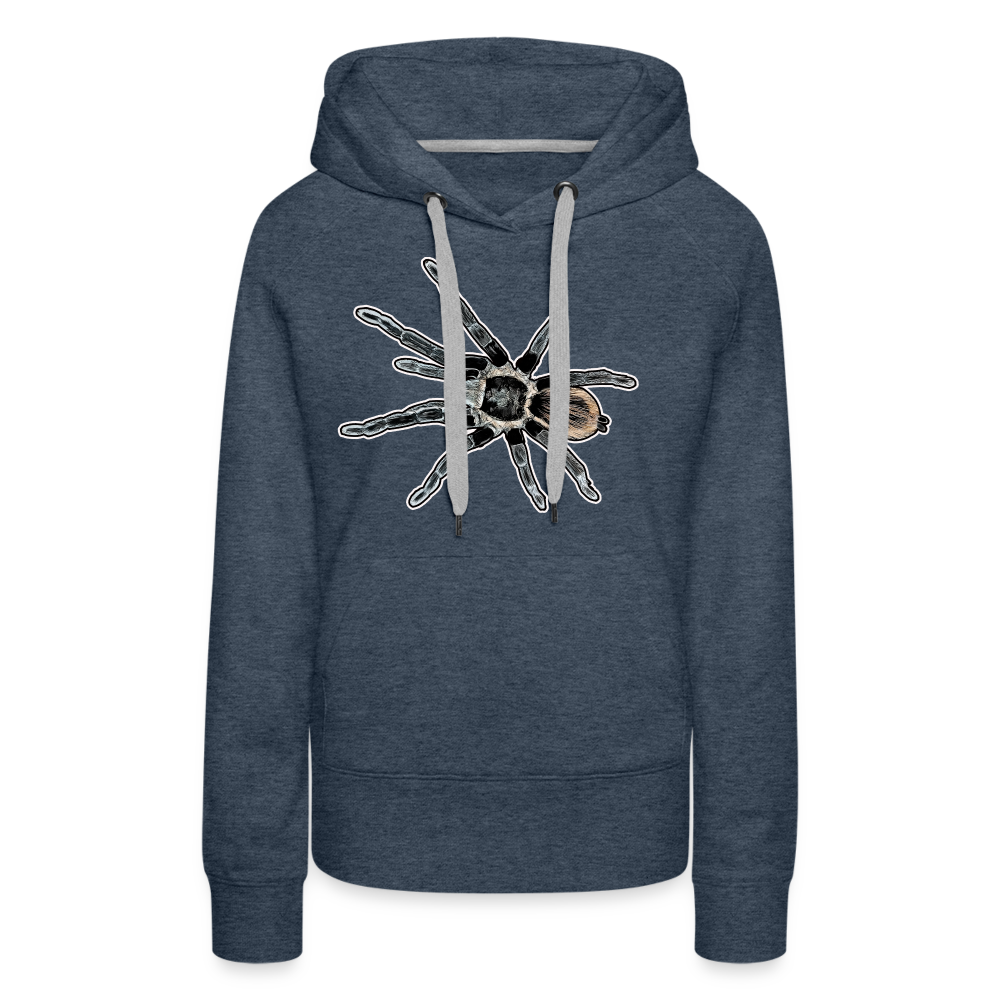 Frauen Hoodie Tliltocatl vagans - Jeansblau