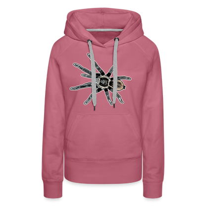 Frauen Hoodie Tliltocatl vagans - Malve