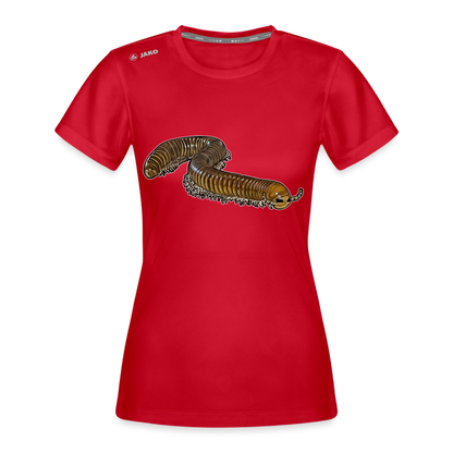 Frauen JAKO Sportswear T-Shirt Telodeinopus aoutii - Rot
