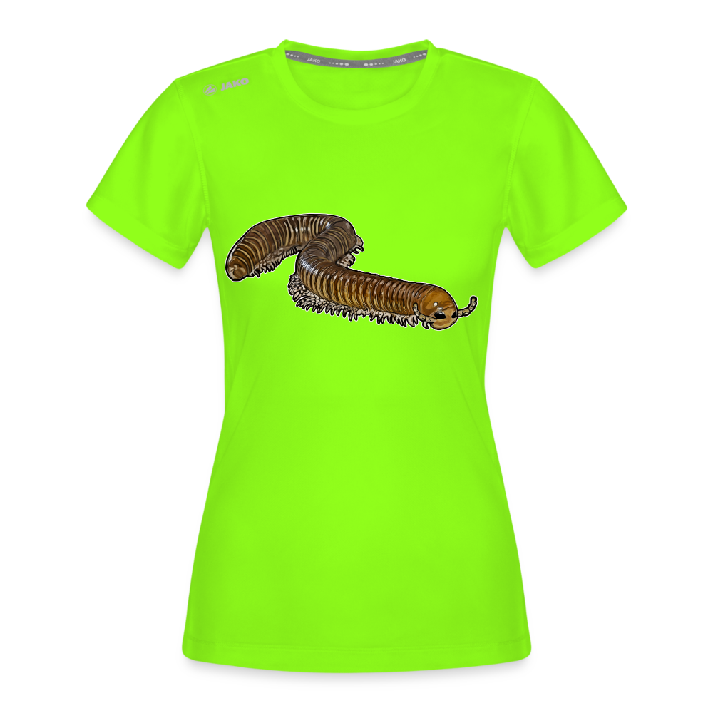 Frauen JAKO Sportswear T-Shirt Telodeinopus aoutii - Neongrün
