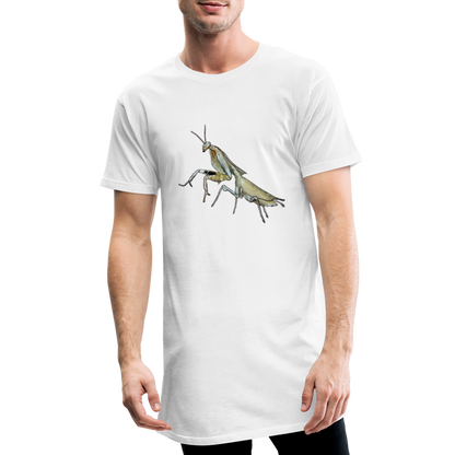 Männer Urban Longshirt Deroplatys truncata female - weiß