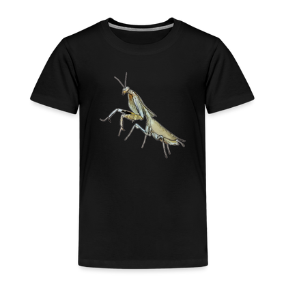 Kinder Basic T-Shirt Deroplatys truncata female - Schwarz