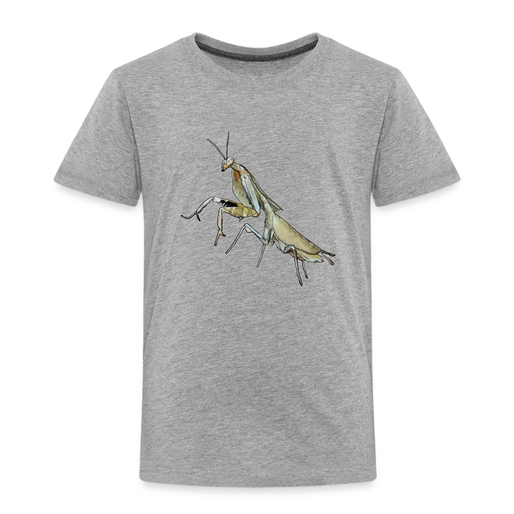 Kinder Basic T-Shirt Deroplatys truncata female - Grau meliert