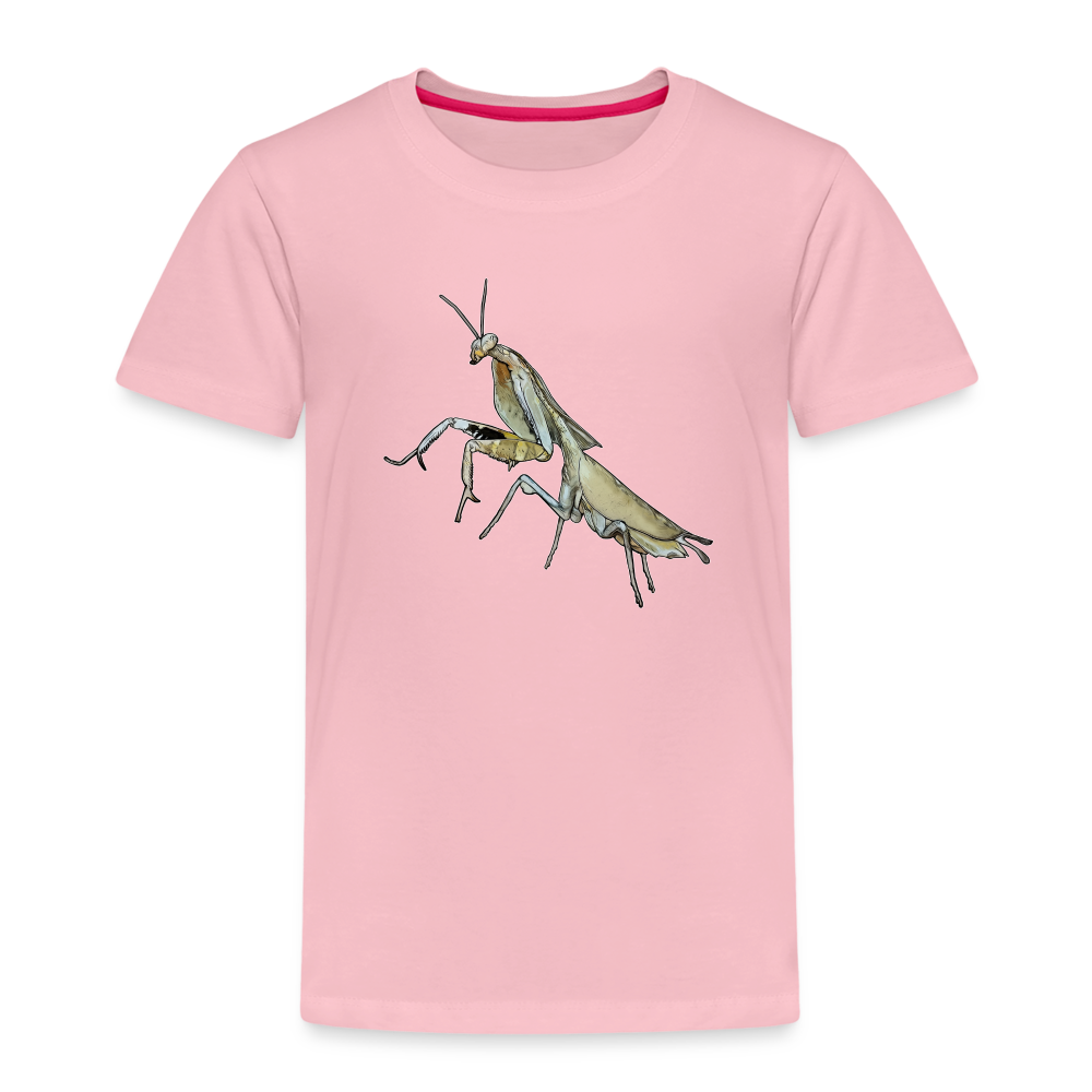 Kinder Basic T-Shirt Deroplatys truncata female - Hellrosa