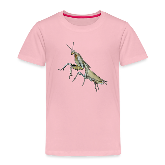 Kinder Basic T-Shirt Deroplatys truncata female - Hellrosa