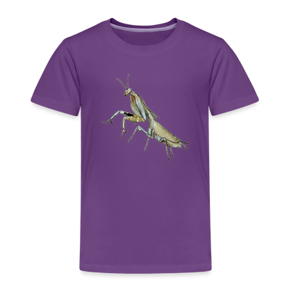 Kinder Basic T-Shirt Deroplatys truncata female - Lila