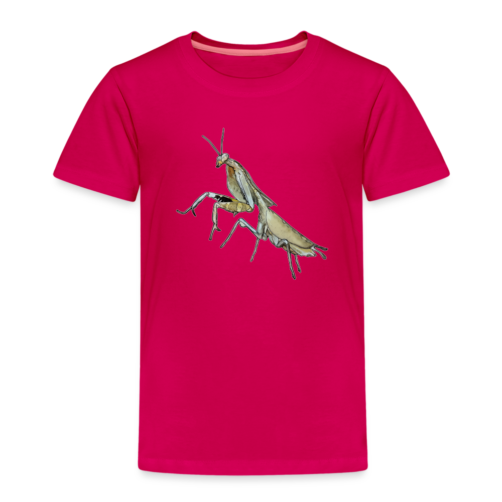 Kinder Basic T-Shirt Deroplatys truncata female - dunkles Pink