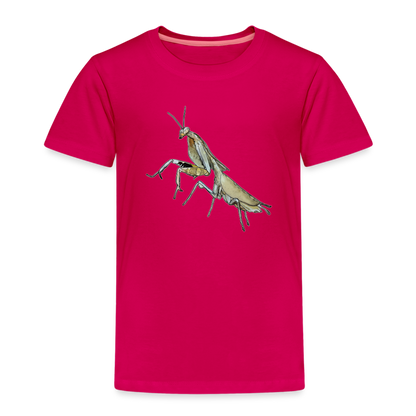Kinder Basic T-Shirt Deroplatys truncata female - dunkles Pink