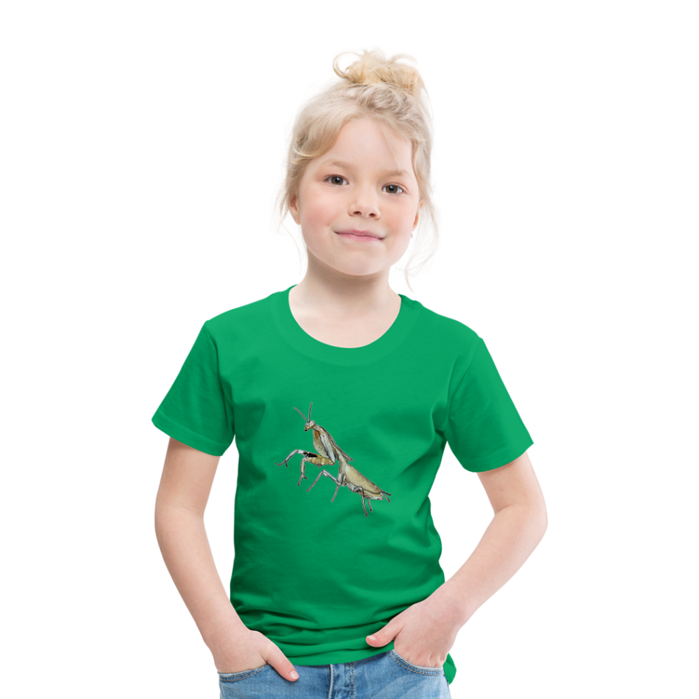 Kinder Basic T-Shirt Deroplatys truncata female - Kelly Green