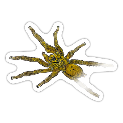Sticker Pterinochilus murinus umv - Weiß glänzend