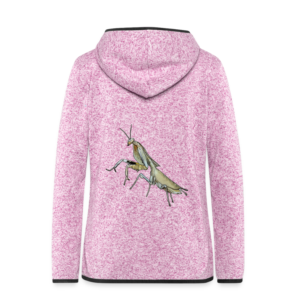 Frauen Kapuzen-Fleecejacke Deroplatys truncata female - Lila meliert