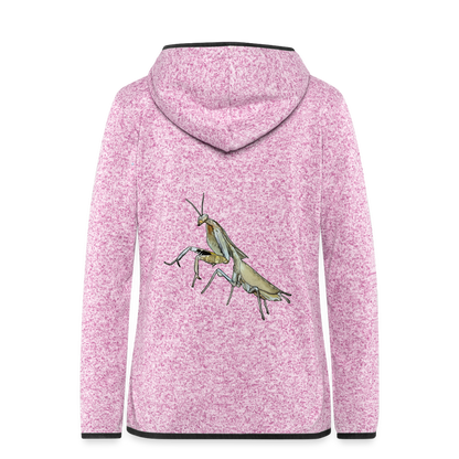 Frauen Kapuzen-Fleecejacke Deroplatys truncata female - Lila meliert