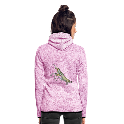 Frauen Kapuzen-Fleecejacke Deroplatys truncata female - Lila meliert