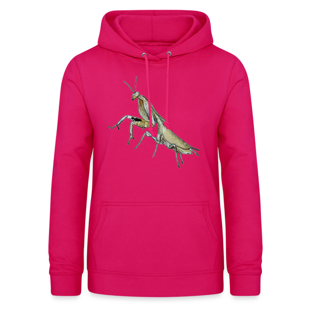 Frauen Freizeit-Hoodie Deroplatys truncata female - dunkles Pink