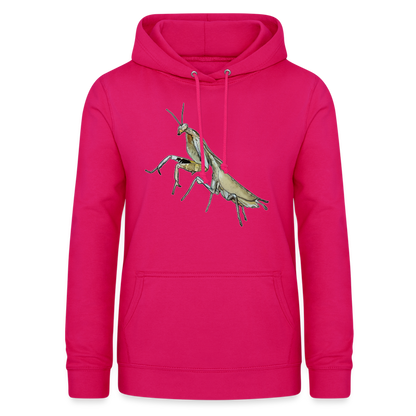 Frauen Freizeit-Hoodie Deroplatys truncata female - dunkles Pink